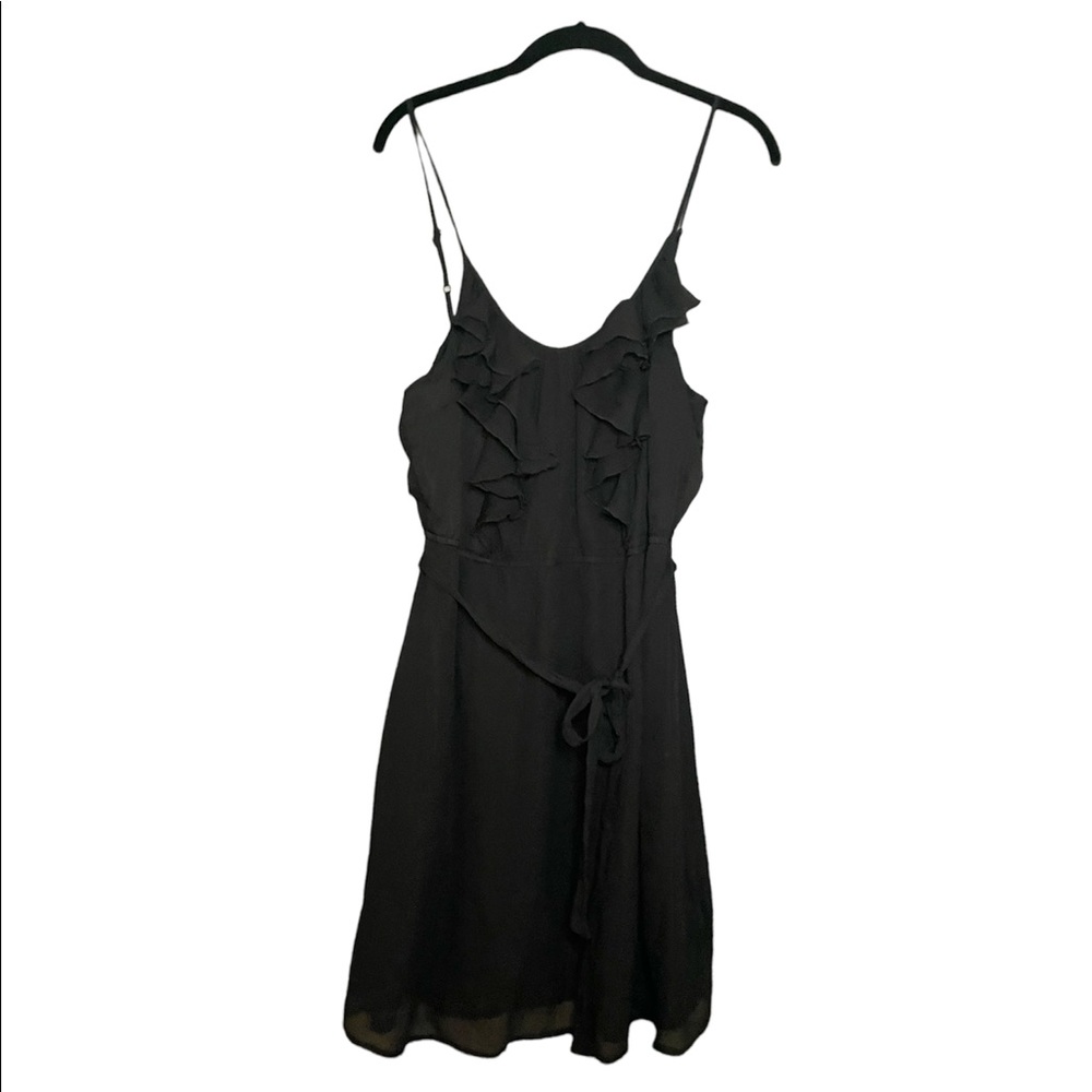 Old Navy Spaghetti Strap Black Crepe Sundress LARGE